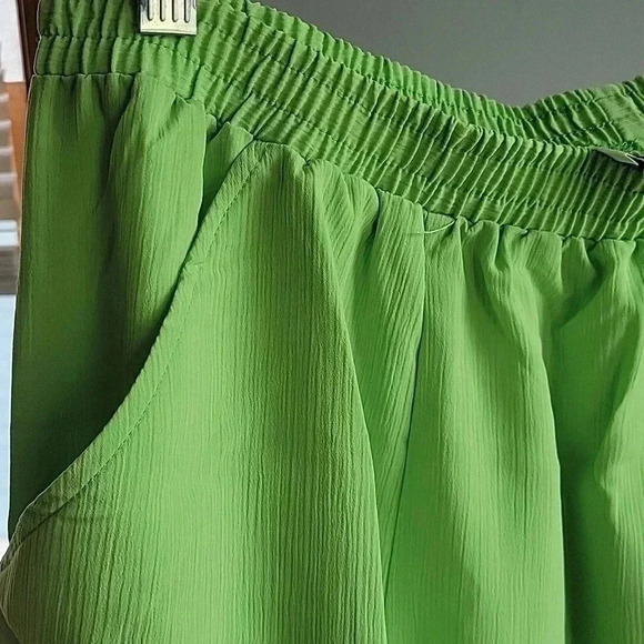 Maggie Sweet Spring Green A line Pocket Skirt Size 1X Petite - Picture 8 of 8